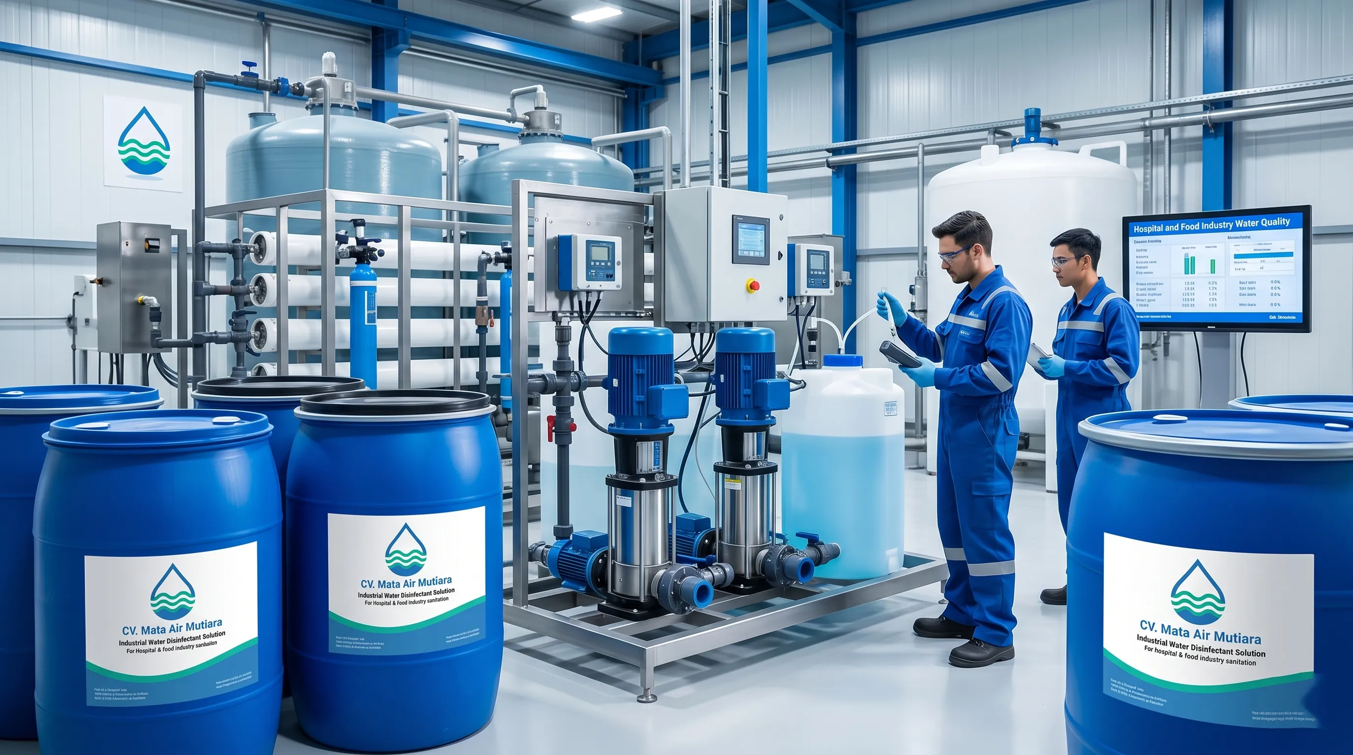 Disinfectant Product | Produk Disinfektan untuk Water Treatment dan Sanitasi Industri